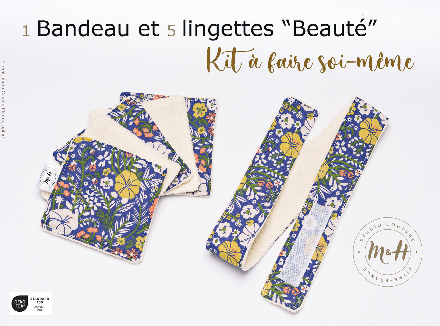 Kit à faire soi-même "1 bandeau et 5 lingettes"