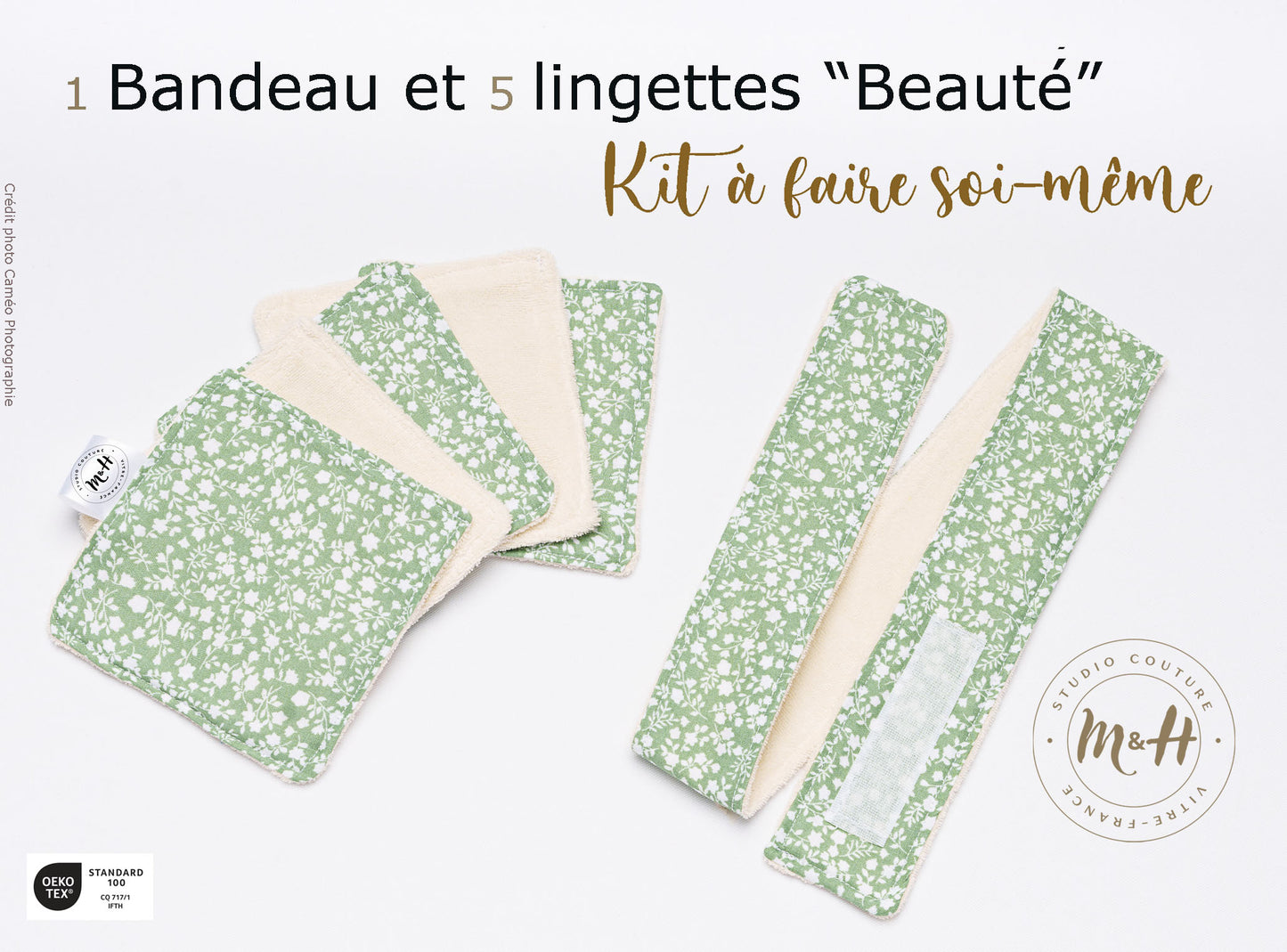 Kit à faire soi-même "1 bandeau et 5 lingettes"