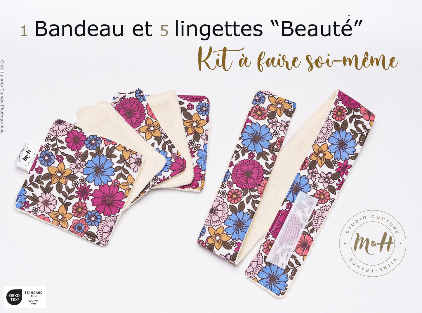 Kit à faire soi-même "1 bandeau et 5 lingettes"